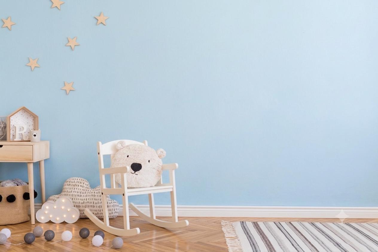 baby room blue