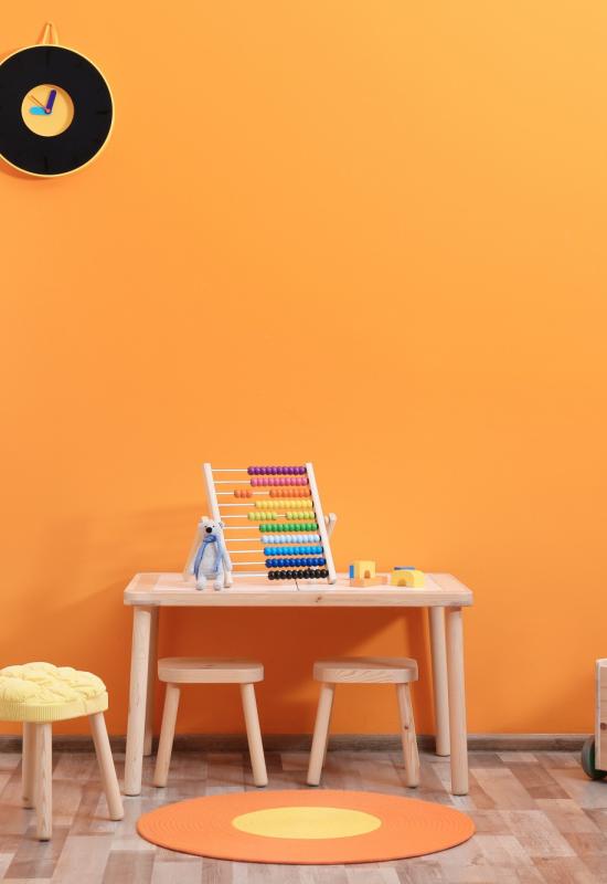 Kraft paints Tangerine twist