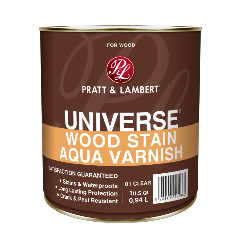 UNIVERSE® WOOD STAIN AQUA VARNISH