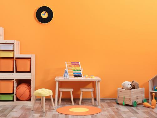 Kraft paints Tangerine twist
