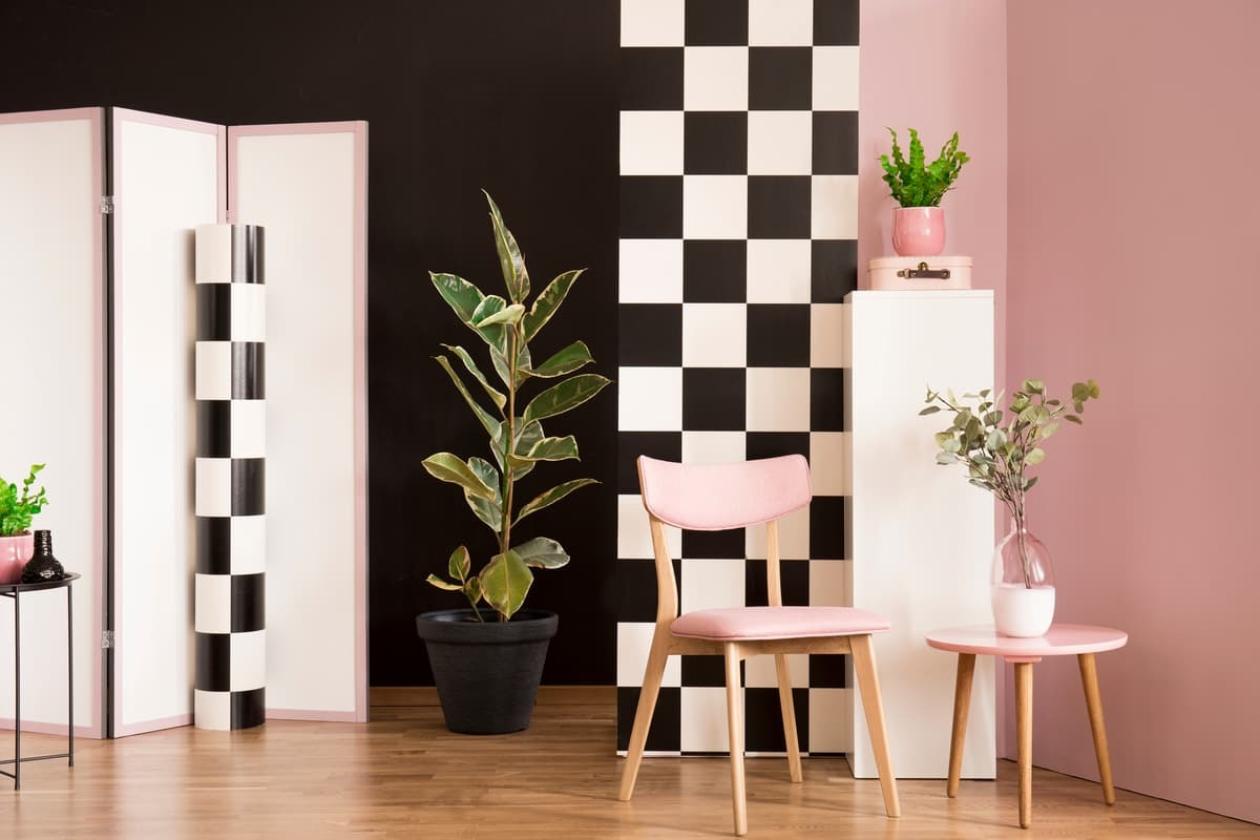 checkerboard τεχνοτροπία τοίχου